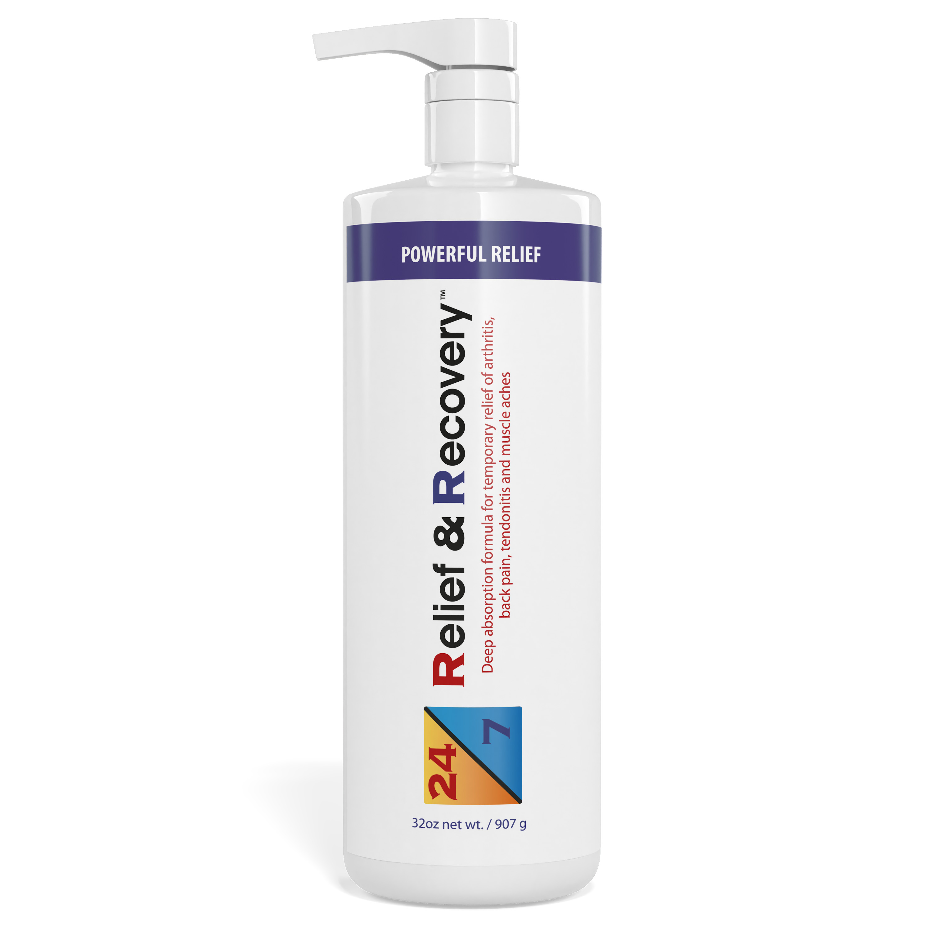 24/7 Relief & Recovery 32oz pump bottle